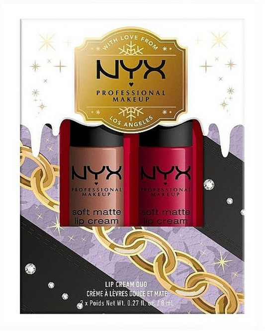 NYX Professional Makeup Soft Matte Lip Cream Duo Gift Set (Abu Dhabi &amp; Monte Carlo)