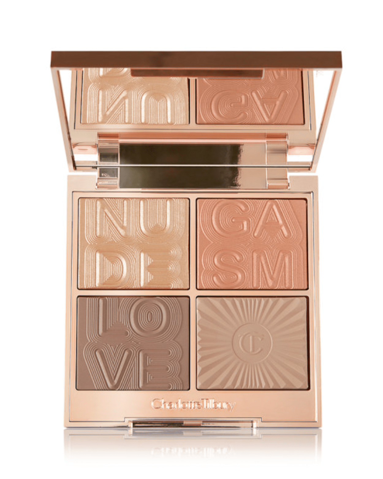 CHARLOTTE TILBURY NUDEGASM FACE PALETTE FACE PALETTE (Weight: 4 x 3.8G)