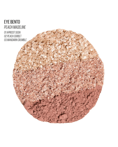 Kaja Eye Bento Bouncy Eyeshadow Trio | Color: Peach Madeline (Size: 3 x 0.03 oz / 0.9 g)