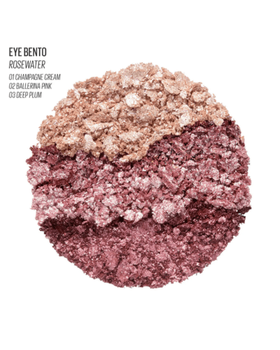 Kaja Eye Bento Bouncy Eyeshadow Trio | Color: Rosewater (Size: 3 x 0.03 oz/ 0.9 g)