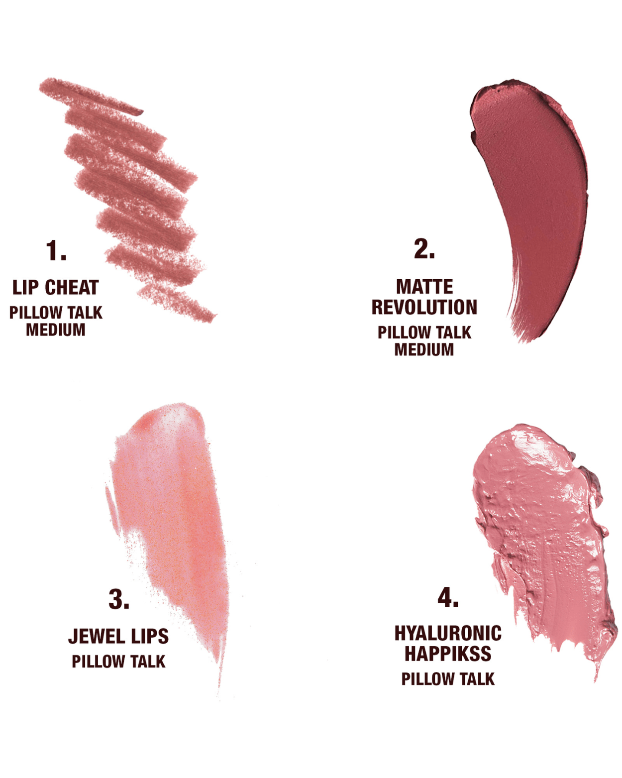 Charlotte Tilbury Pillow Talk Lip Wardrobe Set