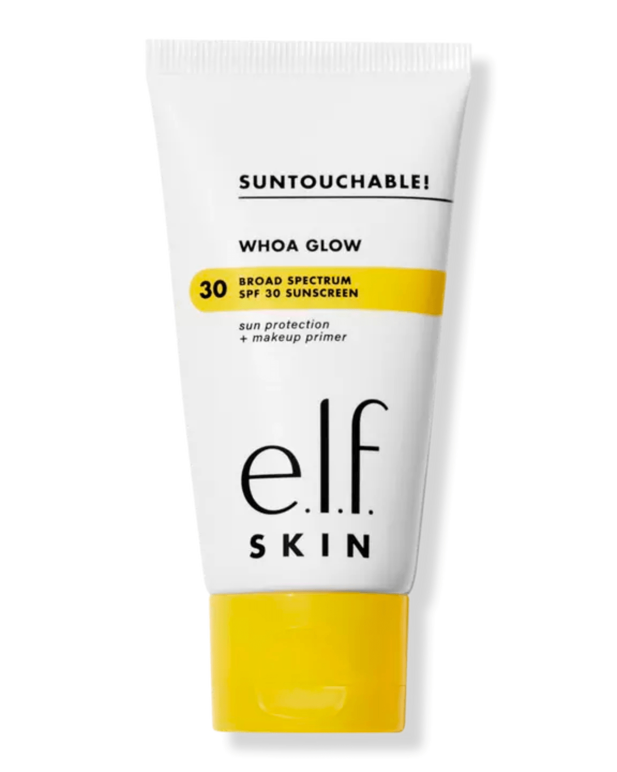 e.l.f. Cosmetics Suntouchable! Whoa Glow Broad Spectrum SPF 30 Sunscreen 1.69 oz Sunbeam (sheer peach shimmer)