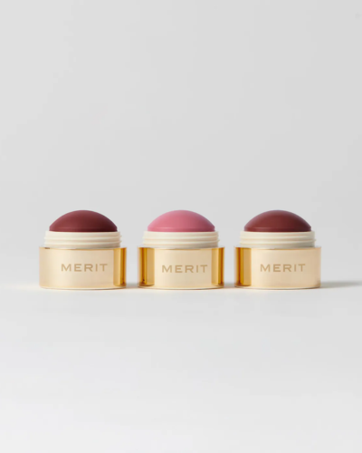 MERIT Mini Flush Balm Cream Blush Trio Set