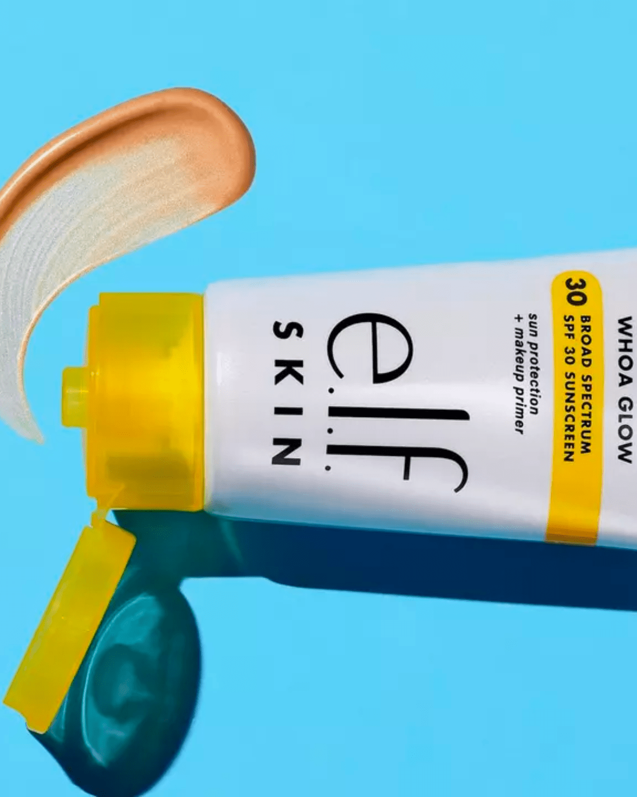 e.l.f. Cosmetics Suntouchable! Whoa Glow Broad Spectrum SPF 30 Sunscreen 1.69 oz Sunbeam (sheer peach shimmer)