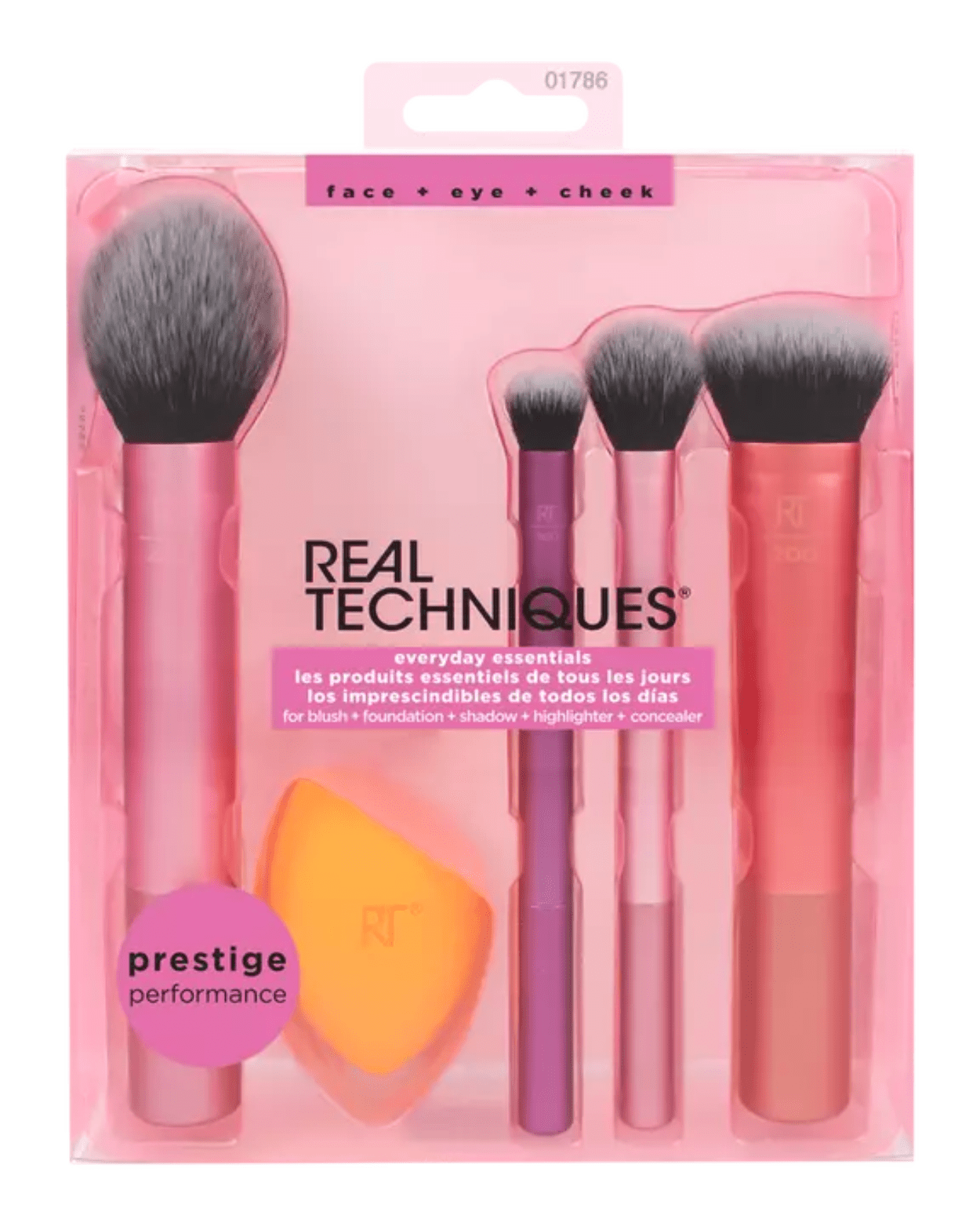 Real Techniques Everyday Essentials Makeup Brush &amp; Sponge Set