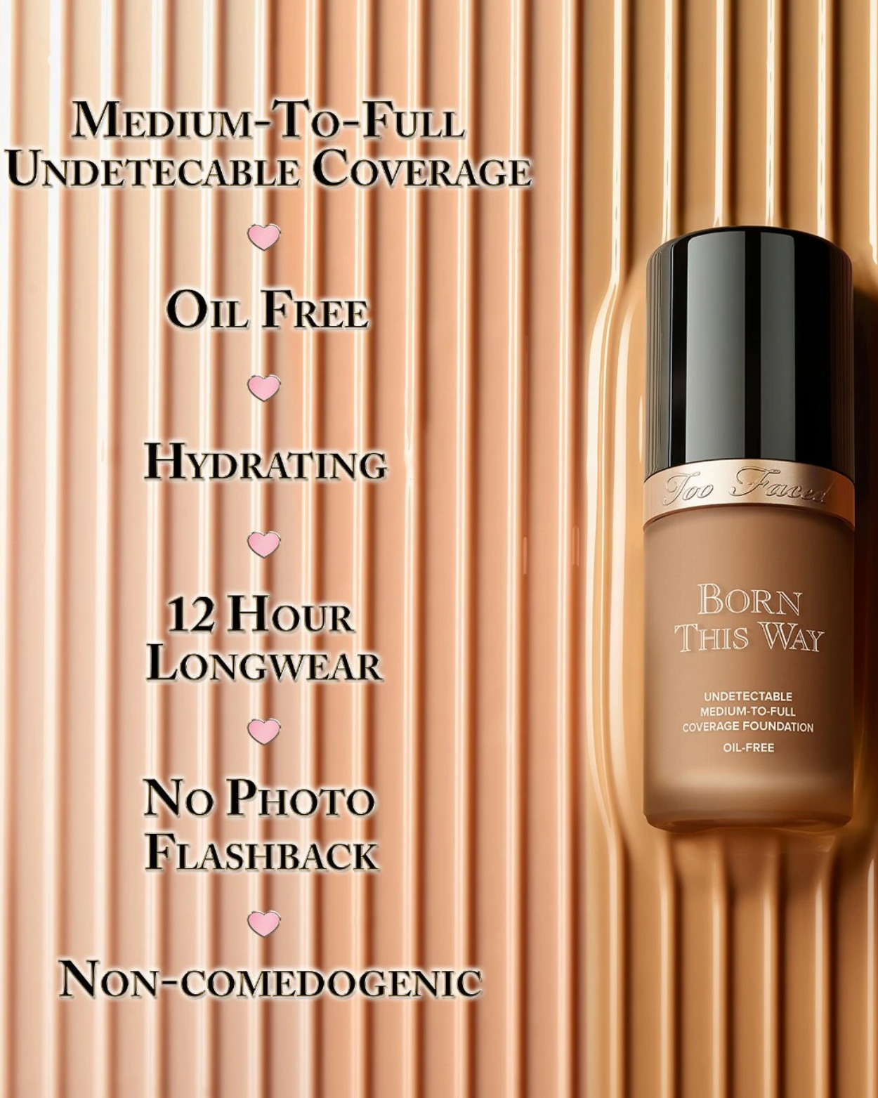 Too Faced Born This Way Flawless Coverage Natural Finish Foundation NET WT. 1.0 OZ. / 30.0 mL