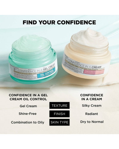 IT COSMETICS CONFIDENCE IN A GEL CREAM OIL-FREE MOISTURIZER (Size: 7ml)