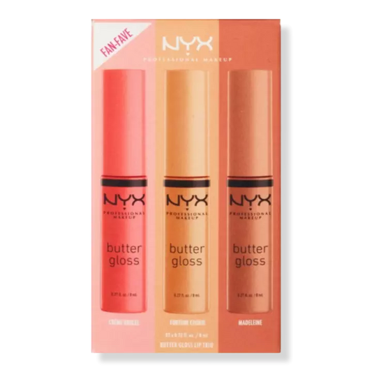 NYX Butter Gloss Lip Gloss Trio