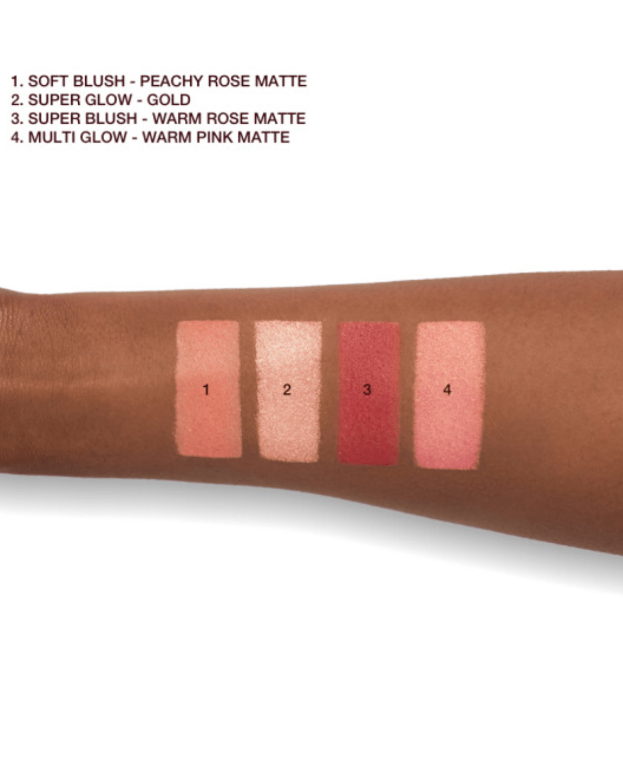 CHARLOTTE TILBURY PILLOW TALK BEAUTIFYING FACE PALETTE MEDIUM TO DEEP (Weight: 4 x 3.8G)