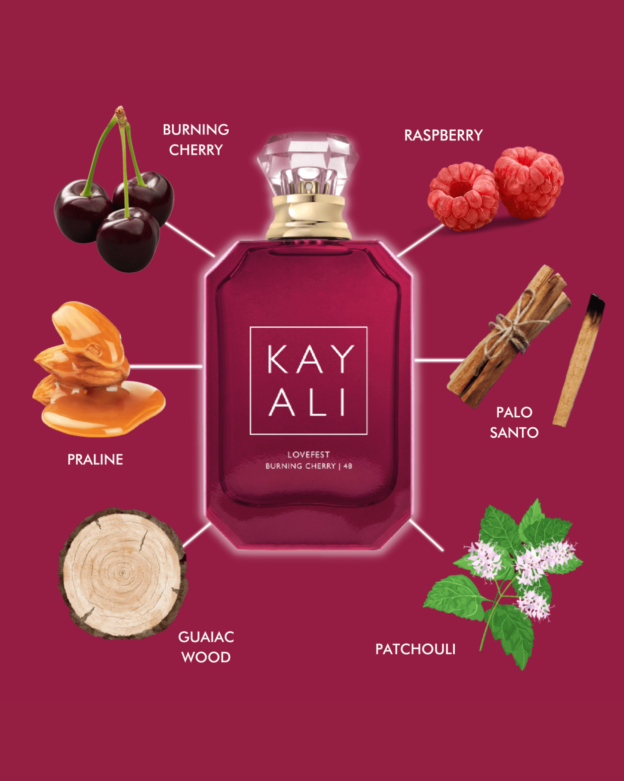 Kayali Lovefest Burning Cherry | 48 (100ML / 3.4 FL.OZ)