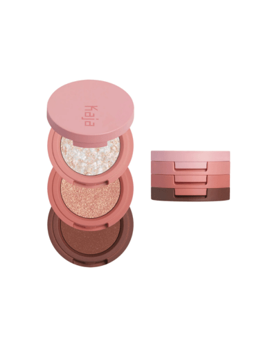 Kaja Eye Bento Bouncy Eyeshadow Trio | Color: Coral Sunrise (Size: 3 x 0.03 oz / 0.9 g)