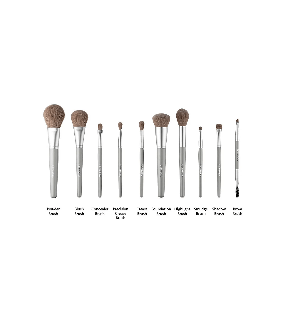 SEPHORA COLLECTION Deluxe 10-Pcs Brush Set