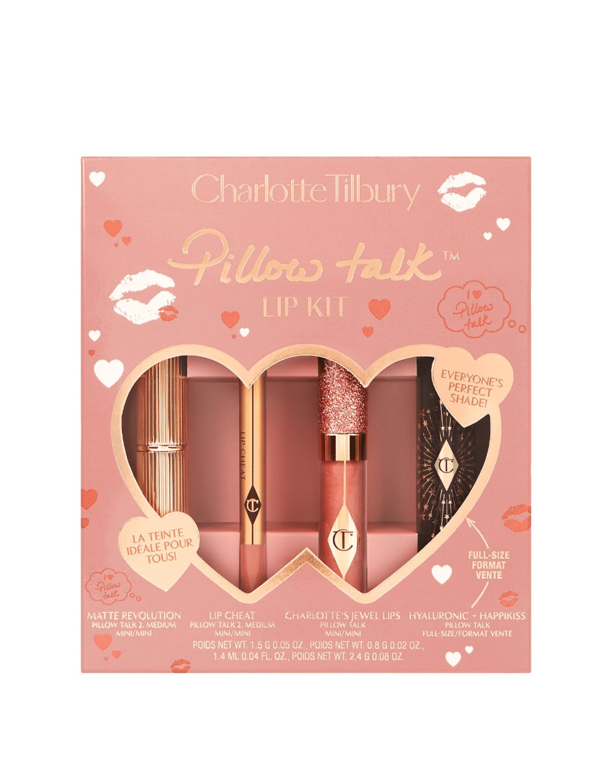 Charlotte Tilbury Pillow Talk Lip Wardrobe Set