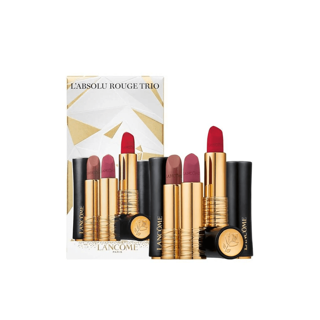 Lancôme L’Absolu Rouge Lipstick Trio Gift Set