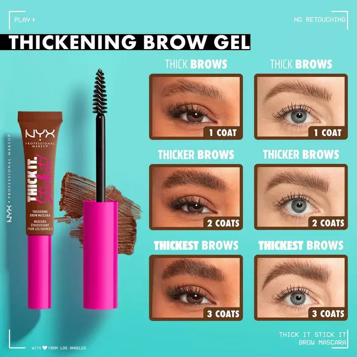 NYX Thick it Stick it! Thickening Brow Gel Mascara