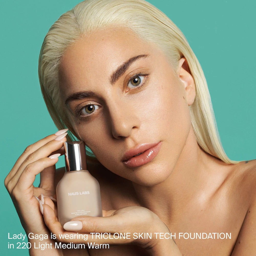 HAUS LABS BY LADY GAGA Triclone Skin Tech Medium Coverage Foundation with Fermented Arnica