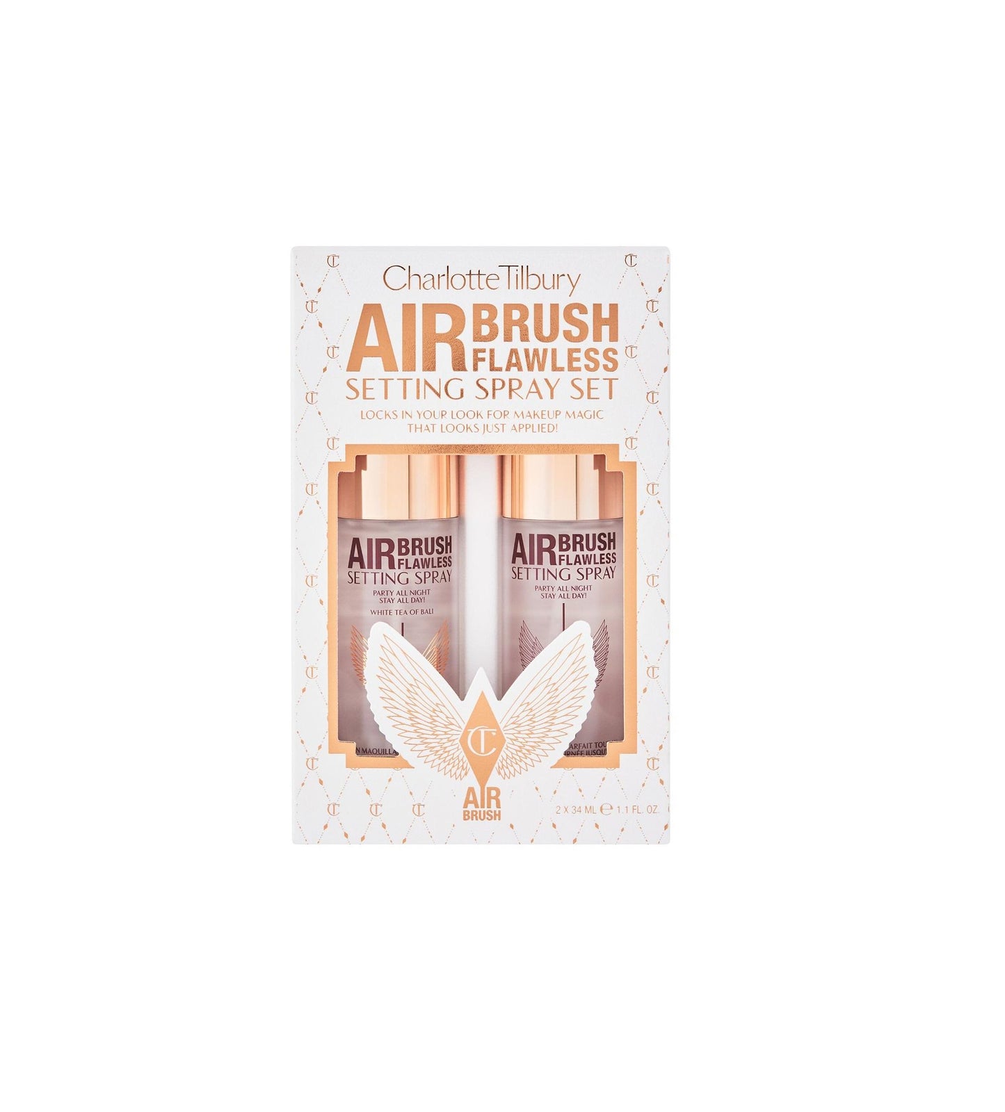 Charlotte Tilbury Mini Airbrush Flawless Setting Spray Duo Set