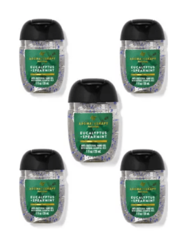 [Ready Stock] BBW Eucalyptus Spearmint PocketBac Hand Sanitizers 1 fl oz / 29 mL Each