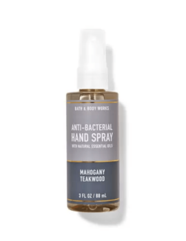 [Ready Stock] BBW Mahogany Teakwood Hand Sanitizer Spray 3 fl oz / 88 mL