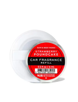 (Clearance) BBW Strawberry Pound Cake Car Fragrance Refill