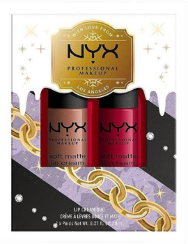 NYX Professional Makeup Soft Matte Lip Cream Duo Gift Set (Abu Dhabi & Monte Carlo)