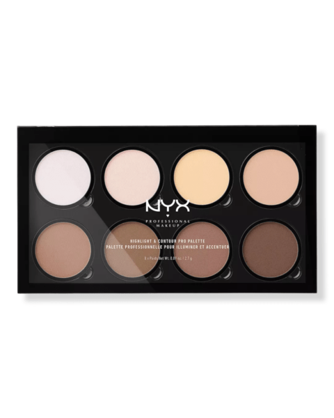 NYX Professional Makeup Highlight & Contour Pro Face Palette (Size: 0.72 oz)