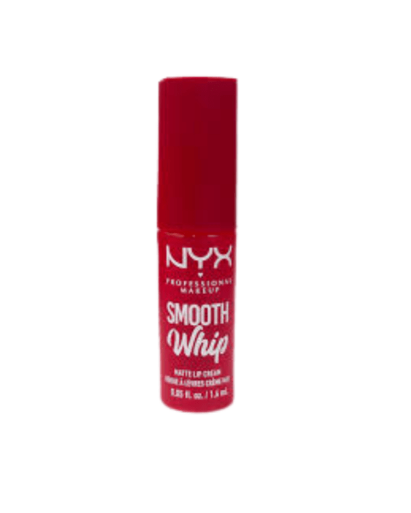 NYX Professional Makeup Smooth Whip Matte Lip Cream, Long Lasting Liquid Lipstick, Cherry Creme (Size: 1.6ml)
